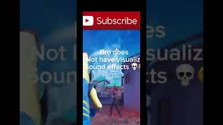 Bro does not have visualize sound effects on 😭 fortniteclips fortniteshorts fortniteaimbot [upl. by Margery]