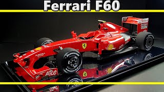 Ferrari F60  TAMIYA 120 Formula1  Scale Model  Kimi Raikkonen  F1 [upl. by Shirk]