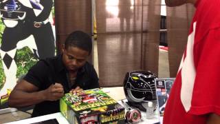 Walter jones aka Zack the black ranger autograph [upl. by Nnaear]