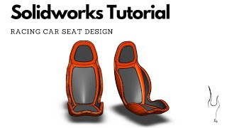 racing car seat design in solidworks [upl. by Ahsemot]