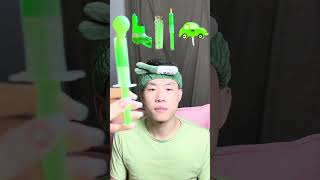 🥝🧃💚🎧ASMR Greenthemed Mukbang  Perfect for Sleepimmersive asmr asmrsounds funny [upl. by Frederigo499]