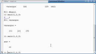 MATLAB tutorial functions of variable number of inputs and outputs [upl. by Guria]