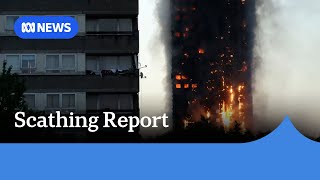 Grenfell Tower report blames UK governments construction industry for tragedy  ABC News [upl. by Papp]