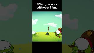 Om Nom Funny Meme Part 3 shorts youtubeshorts omnom cuttherope omnomstories omnomcartoon [upl. by Shaner]