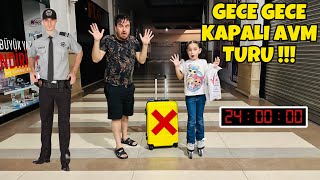 KAPALI AVM DE GECE GECE VAKİT GEÇİRDİK  VALİZ ALDIK KAÇTIK [upl. by Katharyn]