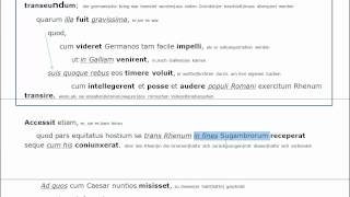 Tutorial Latein Nachhilfe35 CaesarprüfungstextTeil4 [upl. by Hakaber]