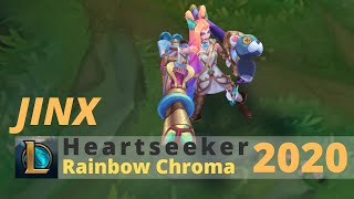 Heartseeker Jinx Rainbow Chroma 2020  League Of Legends [upl. by Georgia843]