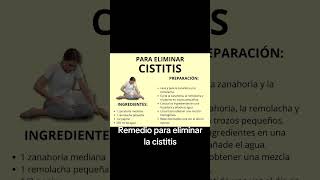 Remedio para eliminar la cistitis [upl. by Tadich403]