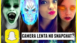 NOVOS EFEITOS DO SNAP  CAMERA LENTA [upl. by Nafis]