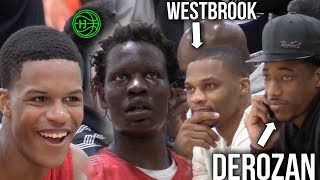 Shareef ONeal amp Bol Bol SHOW OUT Infront of Russell Westbrook amp DeMar DeRozan [upl. by Anuqahs629]