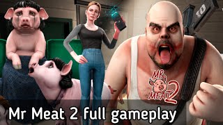 Mr Meat 2 full gameplay tunnel escape 🍖 [upl. by Nej935]