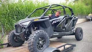 Loading A Polaris RZR Pro XP 4 Seater on a Trailer [upl. by Elodia921]