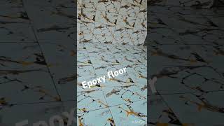 tiles epoxy floor marbel shortvideo graniteflooring cricket marbels [upl. by Niffirg]