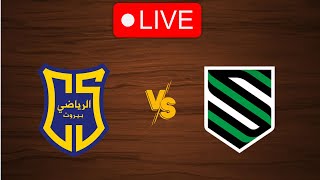 🔴 Live AlRiyadi vs Sagesse Al Hekmeh Beirut  Live Play By Play Scoreboard [upl. by Alfy]