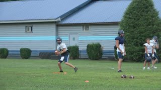 The ETSU Bucs football team opens up fall practice [upl. by Proudman]