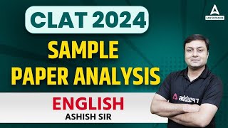 CLAT 2024  Sample Paper  English Language  CLAT Preparation 2024 [upl. by Peri]