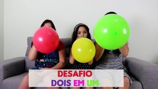 DESAFIO DO BALÃO DOIS X UM MINHA MÃE Ft Canal da Layane [upl. by Relyk127]