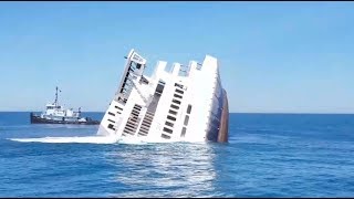 Sinking MV Twin Capes  Cape May Ferry [upl. by Ileyan969]