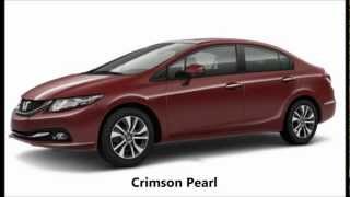 2013 Honda Civic Sedan Colors [upl. by Karina444]