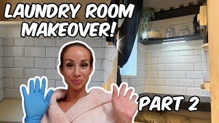 DIY Laundry Room Makeover  PART 2 [upl. by Lenssen125]