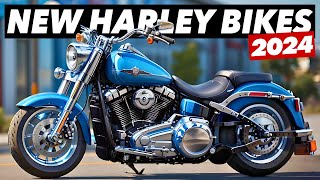 7 New Harley Davidson Motorcycles For 2024 [upl. by Takara535]