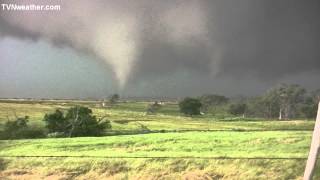 Evolution of the worldrecord EF5 El Reno Oklahoma tornado on May 31 2013 [upl. by Mayberry]