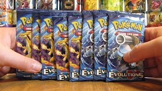 8 Evolutions Booster Pack Opening Incredible Pulls [upl. by Harrow]