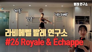 스물여섯번째 Battu amp Royale Changement de pied battu amp Echappe 에 대해 배워보아요 [upl. by Immat]