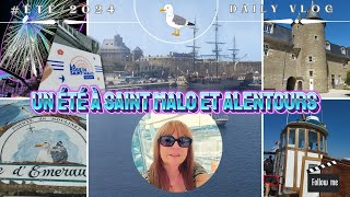 Vlog Expo à Dinan Dinard en bateau Route du Rock musique Irlandaise grande roue à Saint Malo [upl. by Hsitirb]