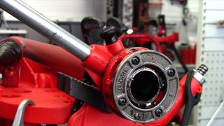 RIDGID How to Cut Ream and Thread Pipe [upl. by Enailil]