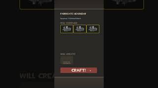 crafting tf2 hats everyday day I Day 86 tf2 tf2 teamfortress2 tf2hats savetf2 [upl. by Anrat]