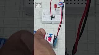 How to Make a Simple Push Button LED Circuit Breadboard Project  At Home  Working Model Glow LED [upl. by Ettenirt]