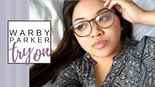 Warby Parker At Home Try On  Frames for Round Asian Faces [upl. by Akkina]