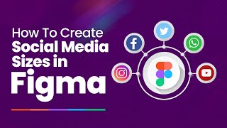 How To Create Social Media Dimensions in Figma [upl. by Robi]