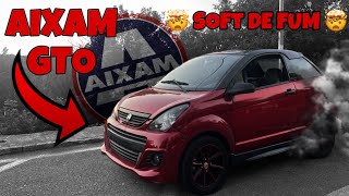 🤯 AIXAM CU SOFT DE FUM 🤯 👿 CAR REVIEW AIXAM GTO COUPE 2013 😈 [upl. by Meenen]