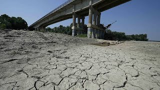 Italys River Po drought Rome declares a state of emergency in five northern regions [upl. by Killie]