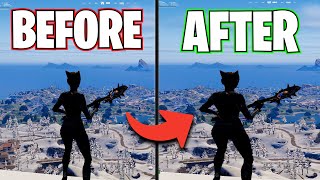 How to Get Stretched Resolution in Fortnite Chapter 5 NVIDIA  AMD [upl. by Ahsirhcal]