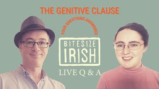 Live QampA The Genitive Case in the Irish Language  Your Questions Answered [upl. by Aivatal]