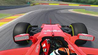 Assetto Corsa  Ferrari 70 Anniversary DLC  SF70H OnBoard in Spa [upl. by Moretta]