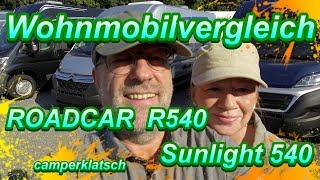 Pössl ROADCAR R540 und Sunlight Cliff 540 💥 Vergleich Wohnmobil Kastenwagen 💥 Pössl gegen Hymer [upl. by Harias132]