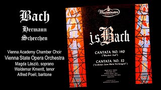 BACH  Cantata BWV 140 amp Cantata BWV 32  Vienna Chamber Choir amp Orchestra Hermann Scherchen 1951 [upl. by Mor]