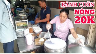 QUÁN BÁNH CUỐN NÓNG 20 NĂM Ở SÀI GÒN  saigon travel Guide [upl. by Enohs431]