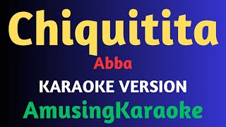 Chiquitita KARAOKE  Abba [upl. by Ahsito125]