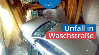 Sangerhausen Rätselhafter Unfall in Waschanlage  MDR um 4  MDR [upl. by Aihsemot]