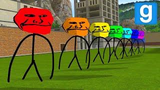 THE RAINBOW TROLLGE INCIDENT  Garrys mod [upl. by Gavrah]