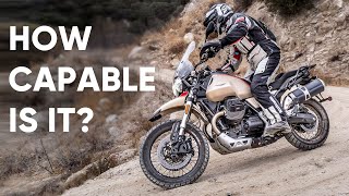 Moto Guzzi V85 TT Travel  InDepth Road amp OffRoad Test [upl. by Pimbley941]