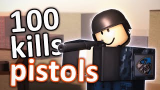 The PISTOL GRIND is BACK Getting 100 Kills on Every Gun Phantom ForceS [upl. by Nirre53]