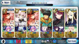 【FGO】Battle In New York 2024  First League Space  Galactic Sanctified Knights 90 [upl. by Heisel]