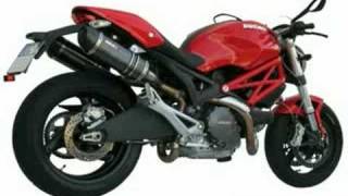 Ducati Monster 696 2008 Exhaust by SCProject  SOUND [upl. by Osnola599]