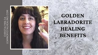 Healing With Golden Labradorite [upl. by Ahsotan104]